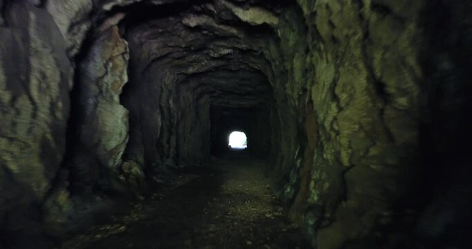Flying deep to the Dark Cave at Tasik Cermin Perak , Malaysia