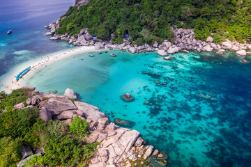 Koh NangYuan off of Koh Tao, Thailand