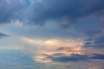 Dramatic Sky with glowing
