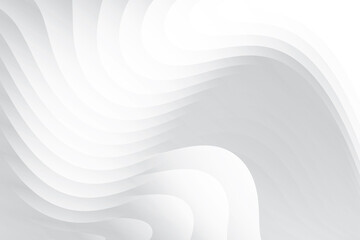 Abstract  white and gray color, modern design background with geometric shape. Vector illustration.