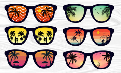 summer sunglass t shirt design 