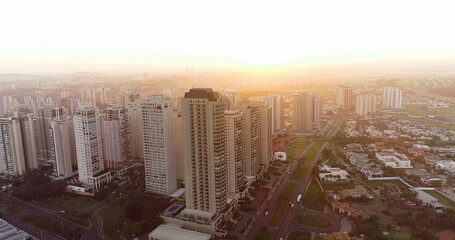 Avenida Professor João Fiúza, the most famous avenue in Ribeirão Preto, São Paulo / Brazil