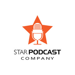 Microphone Mic Icon for Podcast Radio Broadcast for Entertainment Comedian or Sing Logo design inspiration