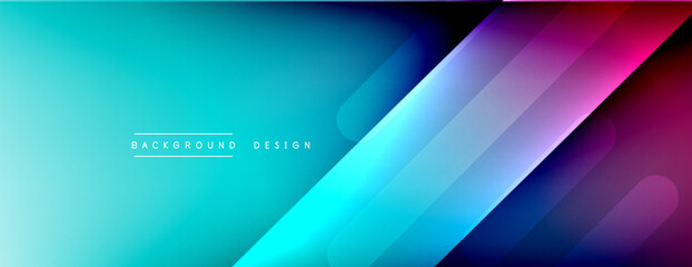 Dynamic lines abstract background. 3D shadow effects and fluid gradients. Modern overlapping forms