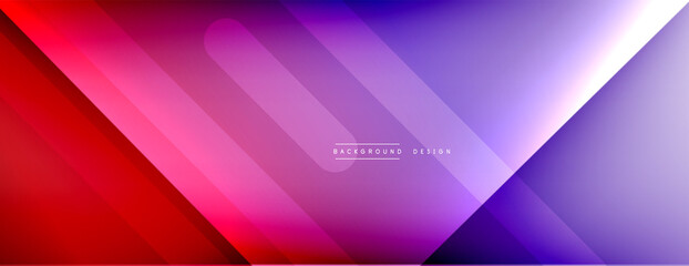 Dynamic lines abstract background. 3D shadow effects and fluid gradients. Modern overlapping forms