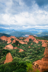 Las M&eacute;dulas in Le&oacute;n, Spain. Located in El Bierzo, northwest of the Aquilanos Mountains and next to the Sil River Valley. World Heritage Site in El Bierzo de Le&oacute;n. Spanish landscape photography