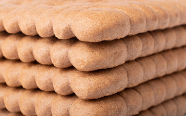 cocoa cookies closeup stack textured
