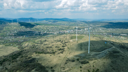 wind turbines green renewable electric energy