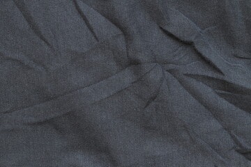 Black texture of the fabric for socks. Fabric texture.