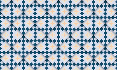 Geometric groovy pattern abstract simple design