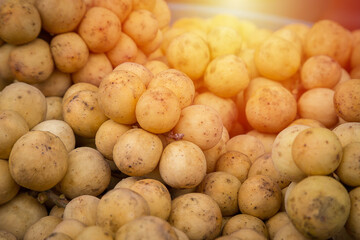 Longkong Thai fruit is on the market.