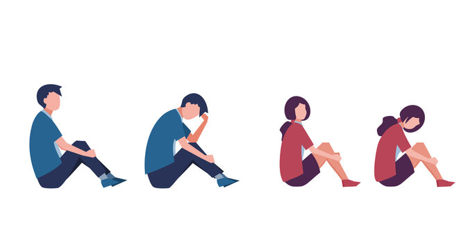 体育座りimages Browse 1 061 Stock Photos Vectors And Video Adobe Stock