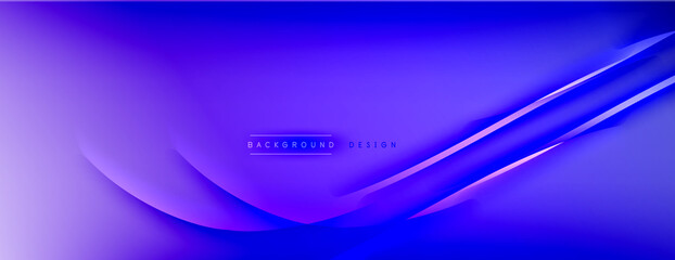 Abstract background. Shadow lines on bright shiny gradient background.