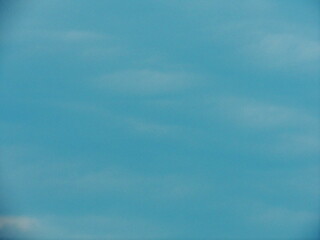 Blue sky with clouds over Russia. Summer skies. Russian sky with clouds. Gray-white and blue colors. Eco Sky in 2021. A sunny day.