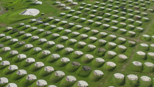 Wang Hip Cemetery Park in Kanchanaburi, Thailand