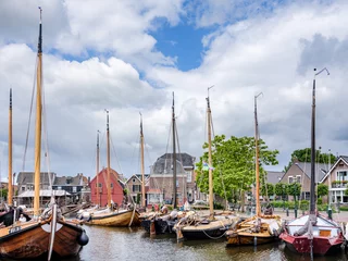 Foto auf Leinwand Port of Spakenburg, Utrecht Province, The Netherlands © Holland-PhotostockNL