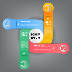 modern text box template, infographics banner 
