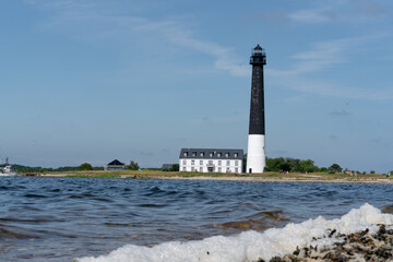 Korvesaar lighthouse at Saaremaa island located west of Estonia