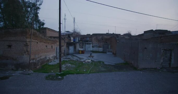 Traditional Kurdish Architecture Near The Citadel in Erbil, Iraq
