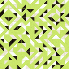 Abstract Geometric Pattern generative computational art illustration