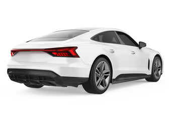 Fototapeta premium Sedan Car Isolated