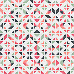 Abstract Geometric Pattern generative computational art illustration