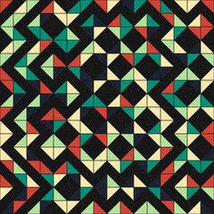 Abstract Geometric Pattern generative computational art illustration