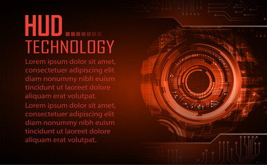 cyber circuit future technology concept background
