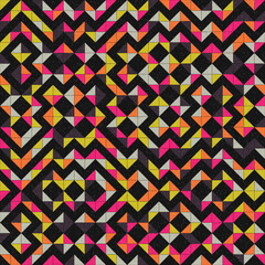 Abstract Geometric Pattern generative computational art illustration