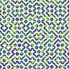 Abstract Geometric Pattern generative computational art illustration