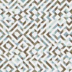 Abstract Geometric Pattern generative computational art illustration