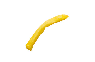 French fries isolated on white background