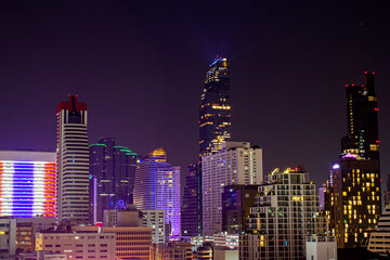 Naklejka premium city at night