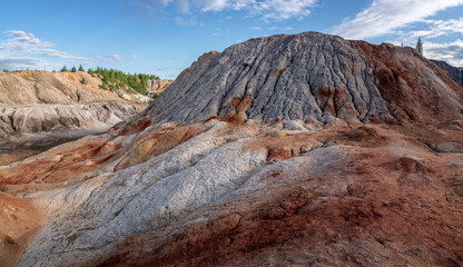 Industrial dumps of the enterprise, Uralsky Mars, Russia