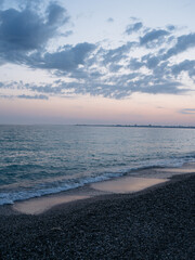 ocean waves beach landscape top view travel