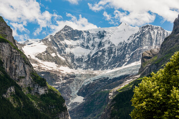 Grindelwald, Unterer Grindelwaldgletscher, Eiger, Eigernordwand, Schreckhorn, Alpen,...