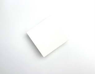 Blur white small square box isolated on white background 3D 