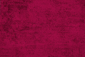 Soft Dark scarlet fabric background. Fabric with a non-uniform surface. Pattern for design.