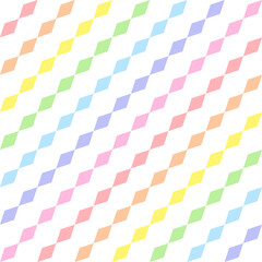 Pastel rainbow simple striped pattern. Abstract geometric diagonal stripes seamless pattern. Artistic design for web and print on textile, fabric, paper
