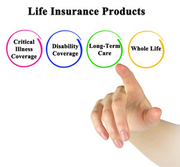 Presenting Four Life Insurance Products