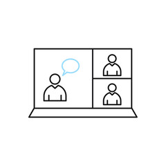 communication icons symbol vector elements for infographic web