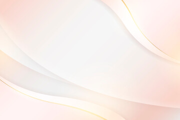 Soft abstract curved background vector