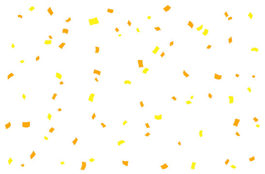 Yellow Confetti Illustration