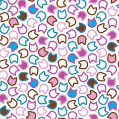 cats pattern cloth