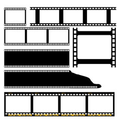 Vector film strip illustration set eps 10 design