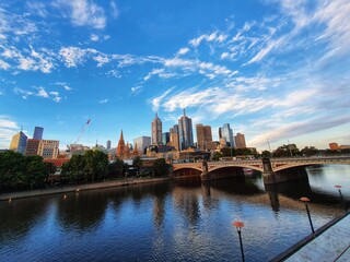 Fototapeta na wymiar Melbourne CBD skyline