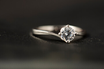 diamond ring. Photo. Dark background. Idea. Ring. 