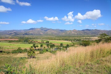 Fototapeta na wymiar Cuba Sugar Mill Valley