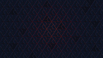 Black triangle and red background