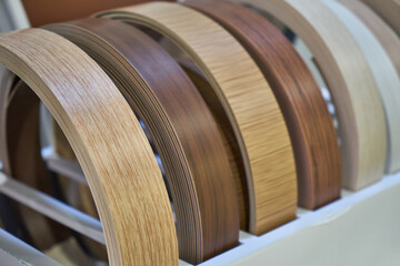 Image edgeband tape for the manufacture of furniture panels.